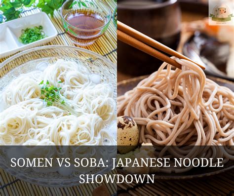 somen vs soba.